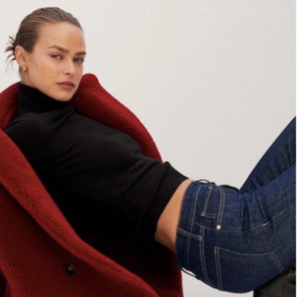 Mango - Straight Jeans - Dark Blue Sz 10 - NEW w/ tag OFFERS WELCOME - Picture 6 of 7